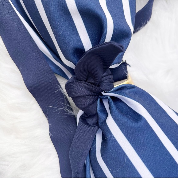 Elite Sportswear Dolfin Women's Aquashape Print Tie Front Bikini Top and bottom - Picture 3 of 14